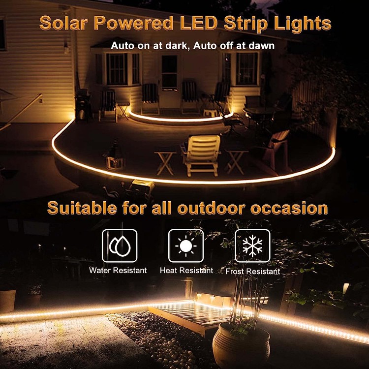 Solar Powered Strip Lights 2 Solar Powered Strip Lights 2