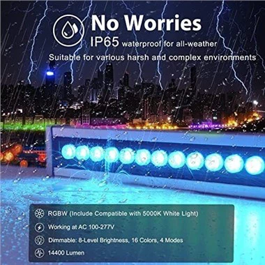 108W Lineaarinen LED-seinävalaisin
