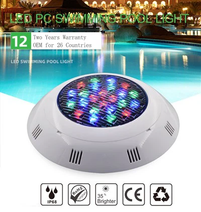 Vedenpitävä monivärinen Rgb-LED-uima-allasvalo