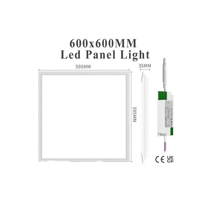 Led Flat Panel Light 220-277V 6100K 15W