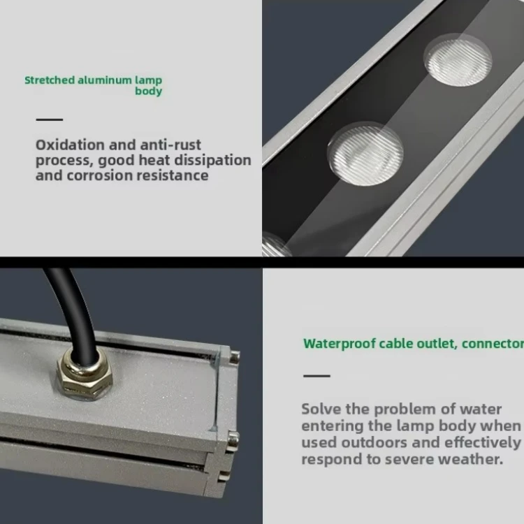 Aluminum LED Wall Washer Building Lights