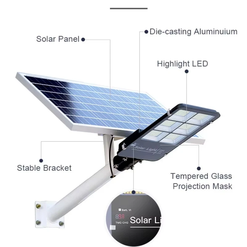 Waterproof Aluminium Solar Powered Street Lighting - Waterproof Aluminium Solar Powered Street Lighting -