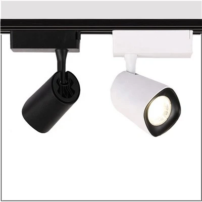 Mustavalkoiset himmennettävät LED-ratavalot