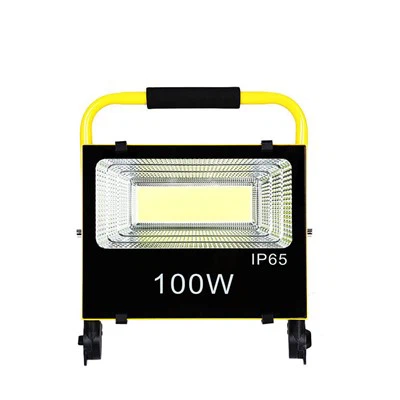 Ulkona käytettävä Ip65-kannettava ladattava Camping Solar Flood Light